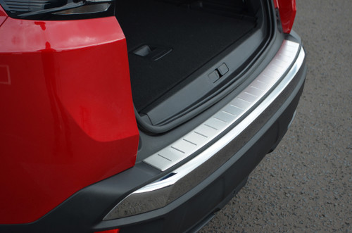Brushed Bumper Protector Sill Trim Cover To Fit Peugeot 3008 (2017+)